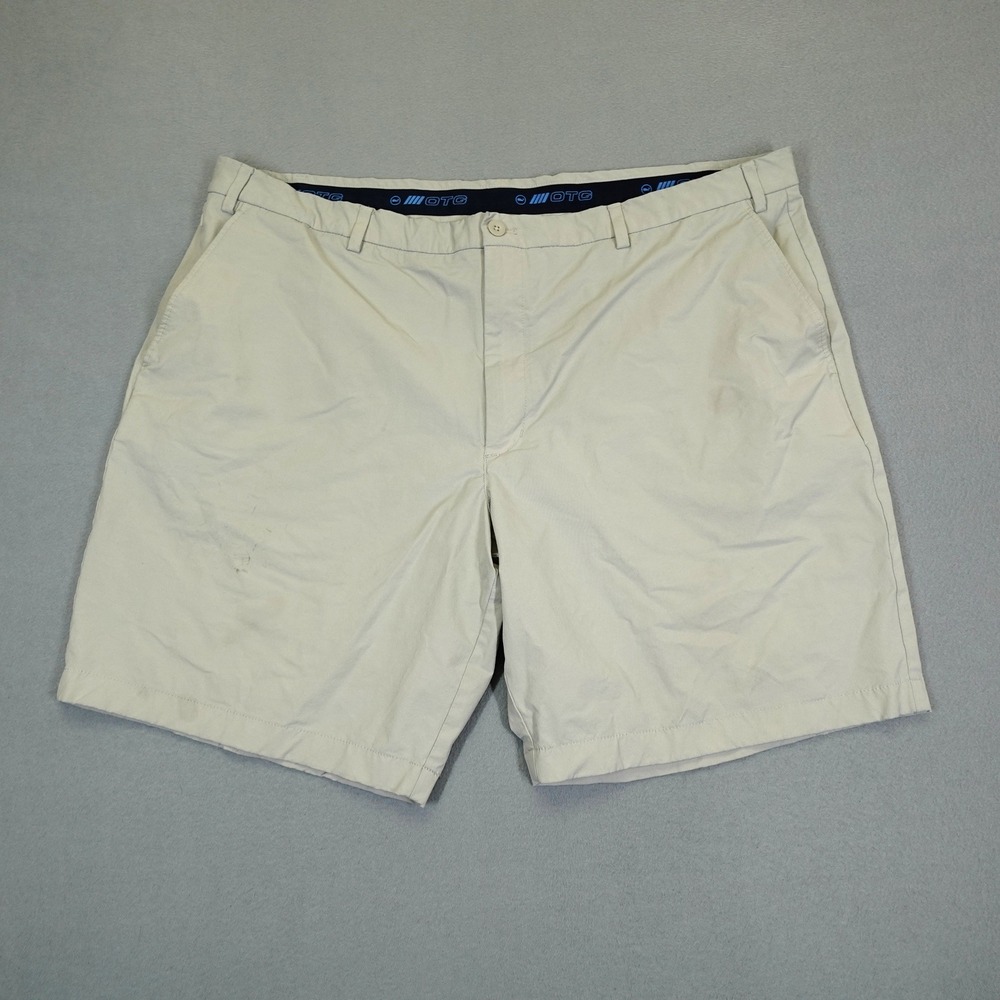 Vineyard Vines Shorts Mens 48 Big Beige On-The-Go Chino Performance Golf Casual
